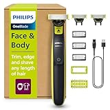 Philips OneBlade 360 Authentic Barber, Electric Facial & Body Shaver & Trimmer, 3x 360 Blades, 3x Fledgling Beard Comb (1.3.5"), 1x Body Kit, QP2824/31