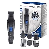 Remington PG3000 Tondeuse Multifonctions Graphite Series G3, Cheveux, Barbe, Visage, Lames Auto-Affutées