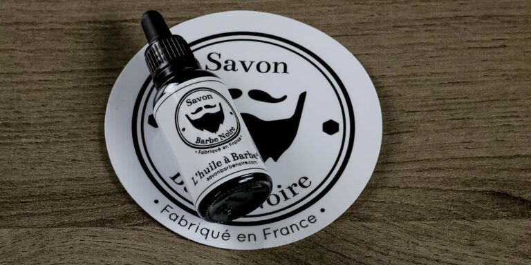huile de barbe savon barbe noire